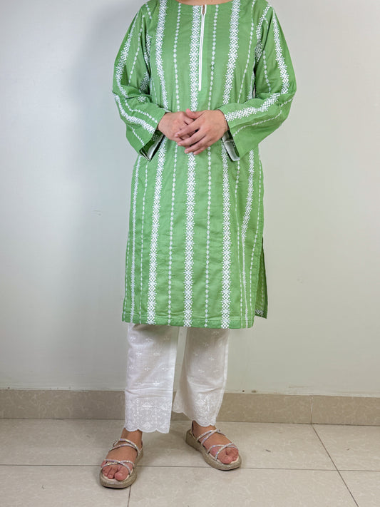 Mint Green Embroidered - 2 Piece - Lawn