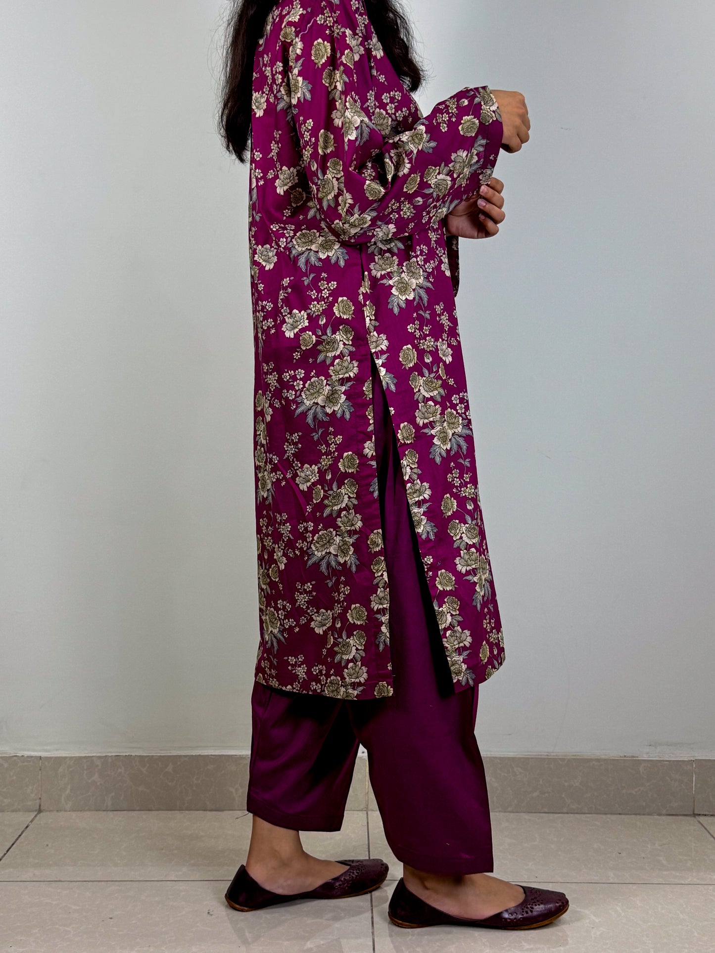 Plum Blossom - Stitched 2 Piece - Lawn